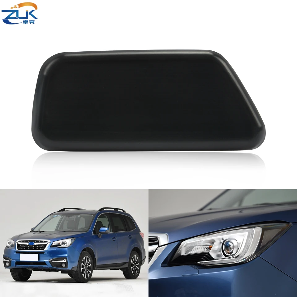 

ZUK For Subaru Forester SJ 2016 2017 2018 Base Model Front Headlight Washer Nozzle Cover Headlamp Water Spray Jet Cap Unpainted