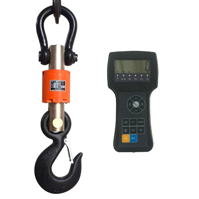 

Electronic Crane Scale Wireless Handheld Hook Scale with Printing Crane Weighing Ton Crane Crane Scale Hanging Scale 5T