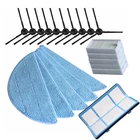 Пылесос Hepa фильтр Швабра тряпка боковая щетка для Ilife ZACO V3s Pro,v5s Pro,v5x,v50,v55 Робот Запчасти для пылесоса