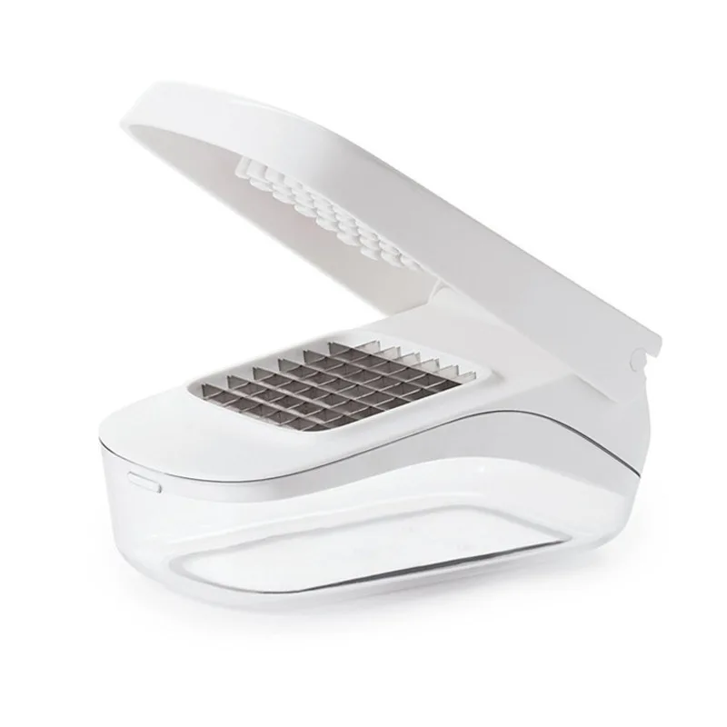 

Kitchen Accessories Gadgets And Utensils Multi-functional Potato Dicing Machine Vegetable Onion Chopper Fruit Pepper White