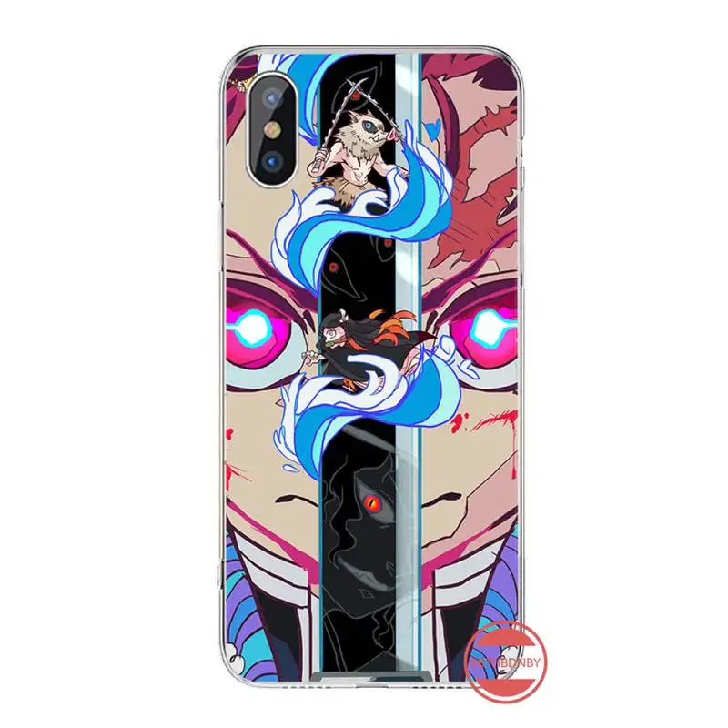 

Demon Slayer Kimetsu no Yaiba anime luxury Phone Case coque For iphone 12 5 5s 5c se 6 6s 7 8 plus x xs xr 11 pro max