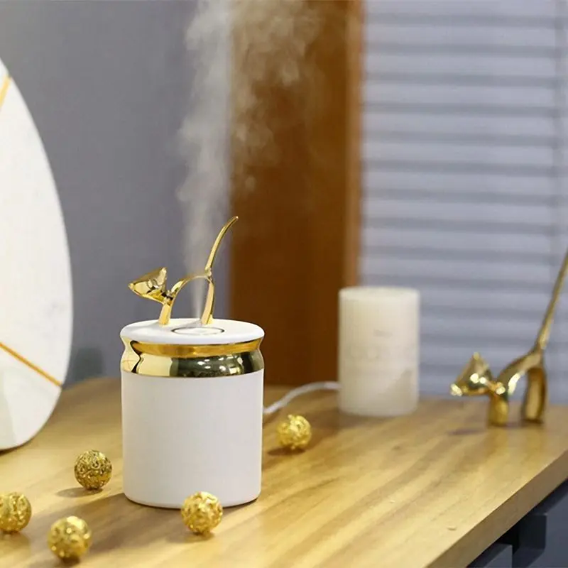 Белый золотой креативный Q увлажнитель usb мини ультразвуковой бутылка
