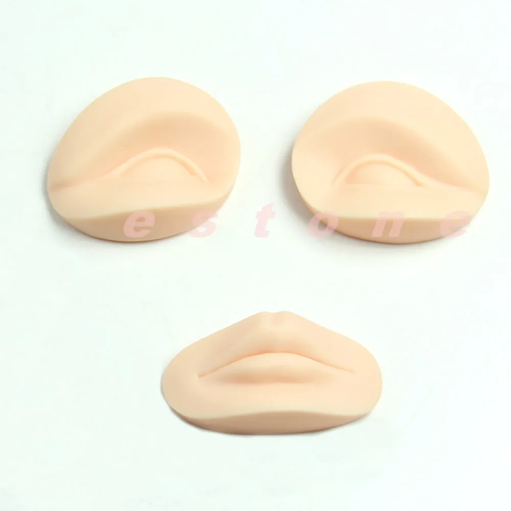 Горячая продажа 3D бровей губ Перманентная Татуировка практика кожи запасные