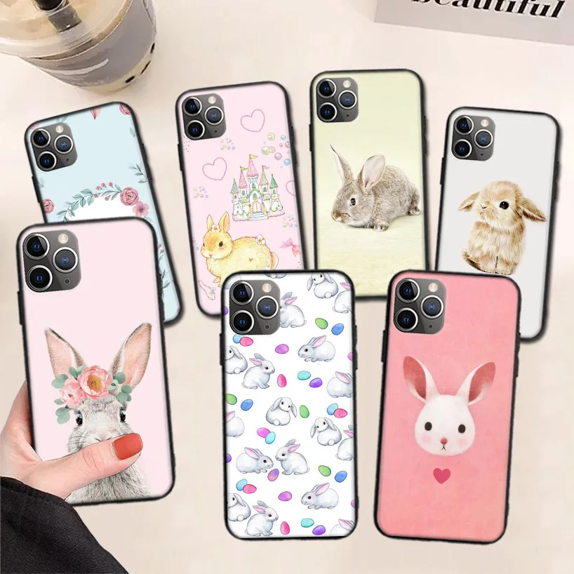 

Cartoon Bugs Bunny Rabbit Phone Case For iPhone 13 Pro Max 11 12 Pro XS Max XR X 7 8 6 6S Plus 13 Mini SE 2020 Cover Coque Funda