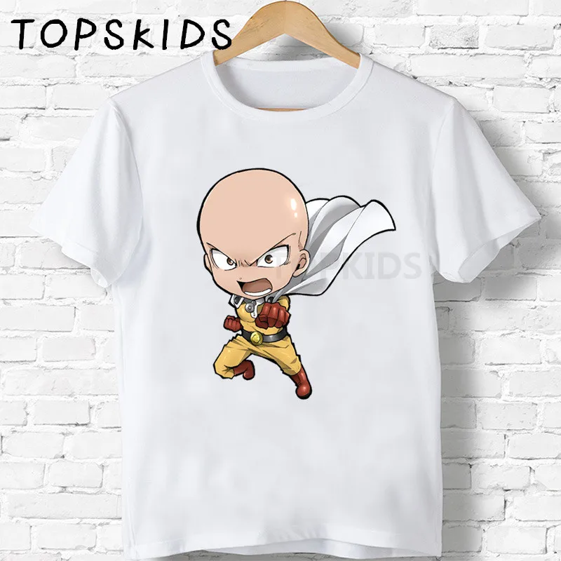2020 футболка для мальчиков с героями Аниме One Punch Man Сайтама оппай детские футболки