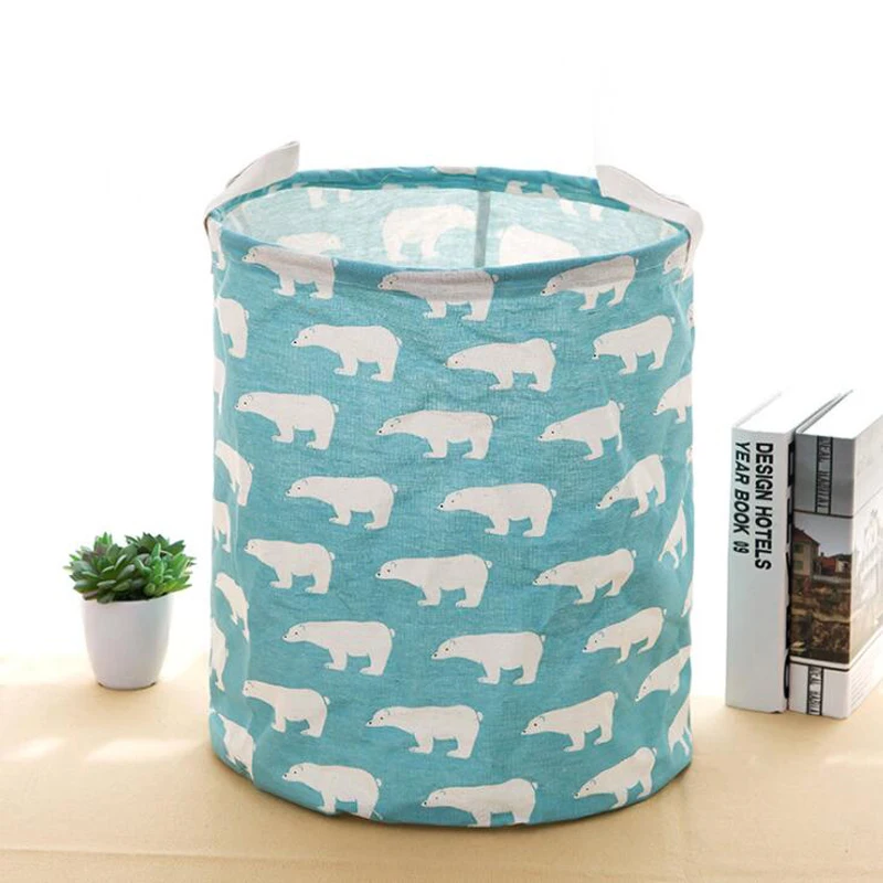 Креативные детские игрушки органайзер для хранения Контейнер бочка Складная
