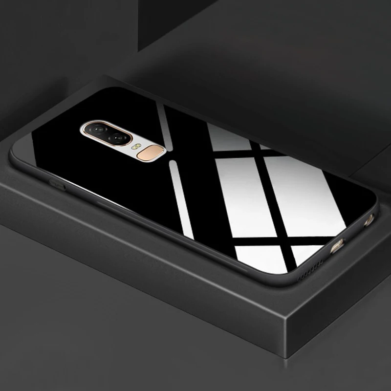YUETUO стекло бронированный телефон назад etui, coque, чехол, чехол для one plus 7 pro 6 6 t 5 t 6 t 5 t для oneplus 7 аксессуары