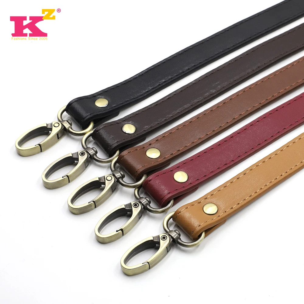110-120cm Adjustable Bag Strap Leather Bag Handle Strap Shoulder Crossbody Handbag Handle Replacement for DIY Accessories KZ0075