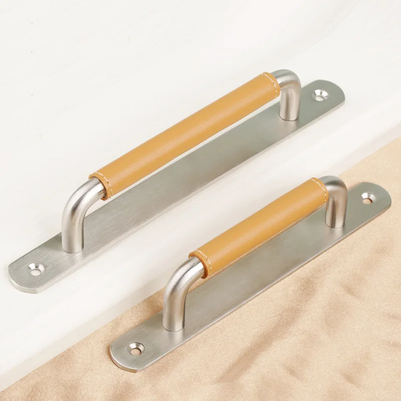 Ручка для раздвижной двери из нержавеющей стали настенная черная