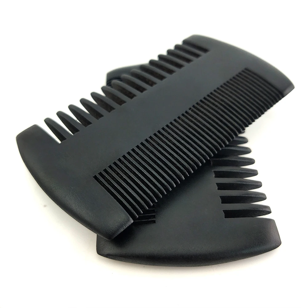 Самоцветами и крупнозернистая черный расчески для бороды деревянная расческа
