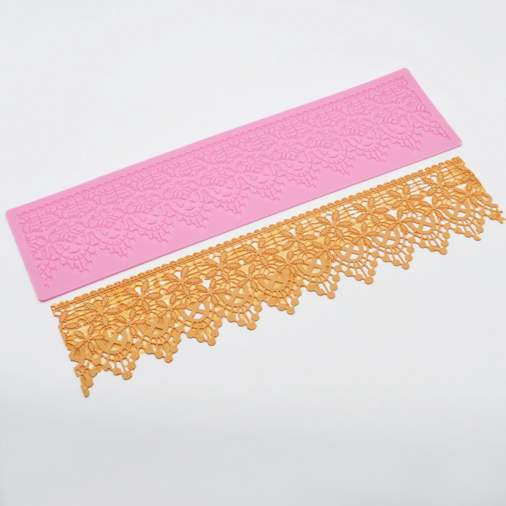 Новинка кружевной коврик силиконовая форма для помадки торта сделай сам