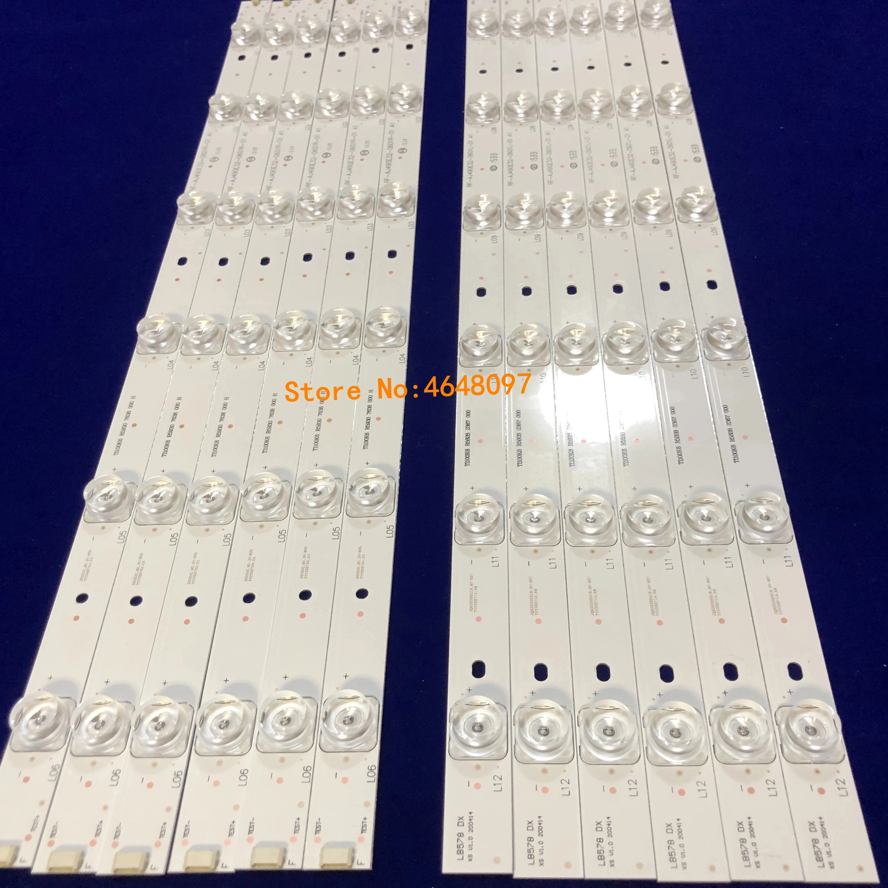 Светодиодный подсветка полосы (12) для Sharp RF AJ490E32 0601L 01 0601R A1 LC 49CFE6031K 49CFF5001K 49CFE6032E