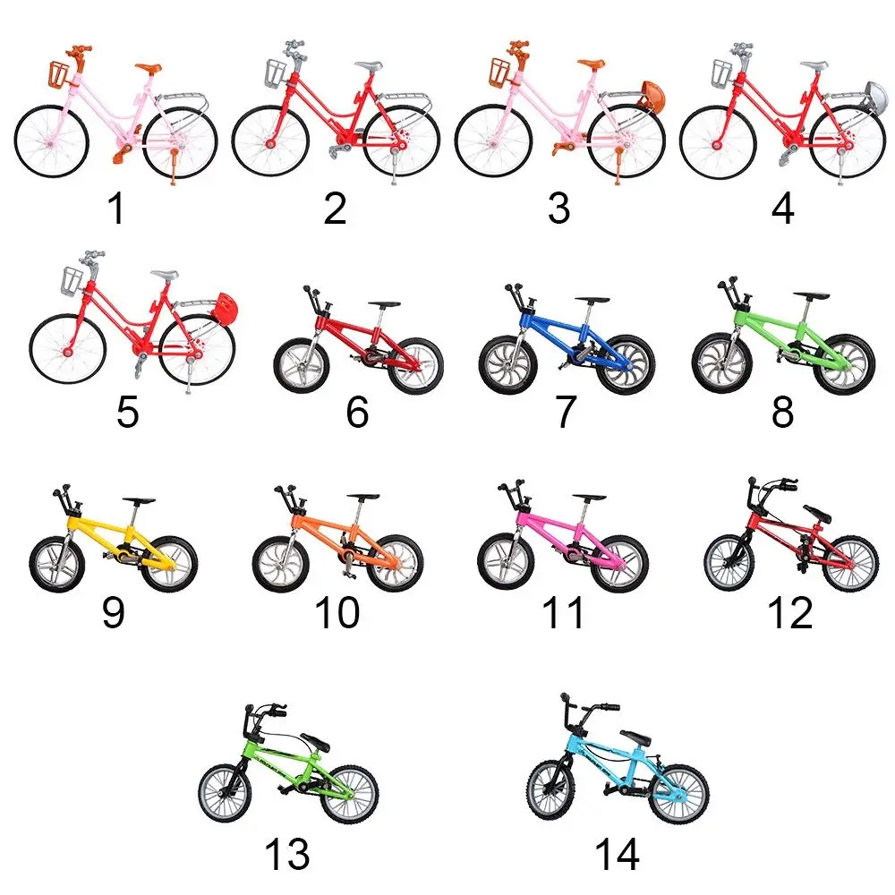 14 Styles Pink Green Mixed Style Dollhouse Outdoor Sports Toy Plastic Bike Doll Bicycle Accessories | Игрушки и хобби