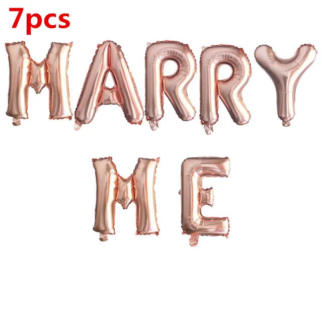 14 шт./партия, 16 дюймов, розовое золото, серебро, вы женитесь на мне, воздушные шары с буквами для невесты, чтобы быть Свадебные вечерние декоративные аксессуары для душа невесты