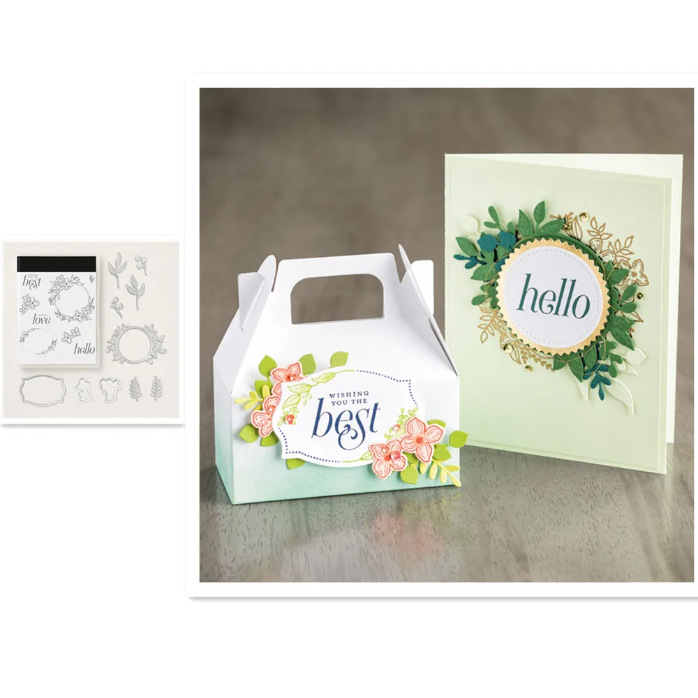 

Flower Metal Cutting Dies and Stamps Stencil For DIY Scrapbooking Paper/photo Cards Embossing Dies