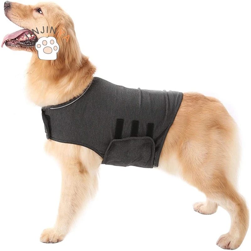 

Одежда Для Собак Dog Harness Anti Anxiety Jacket Pet Puppy Vest Coat Thunder Stress Relief Calming Wrap Soft Comfort Clothes