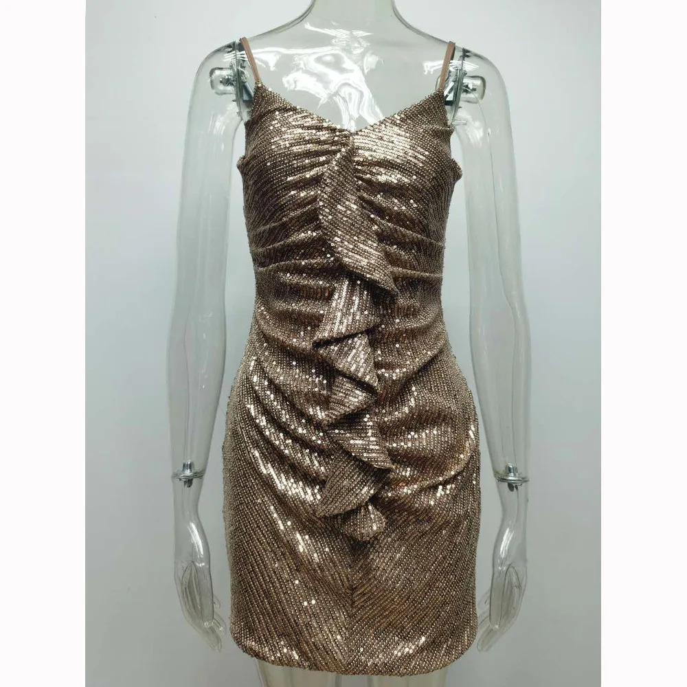 

FENTEFEN 2021 Evening Dresses Tassel Sequins Party Illusion Transparent Anchor dress Simple Soiree Sexy Dress MR-0003