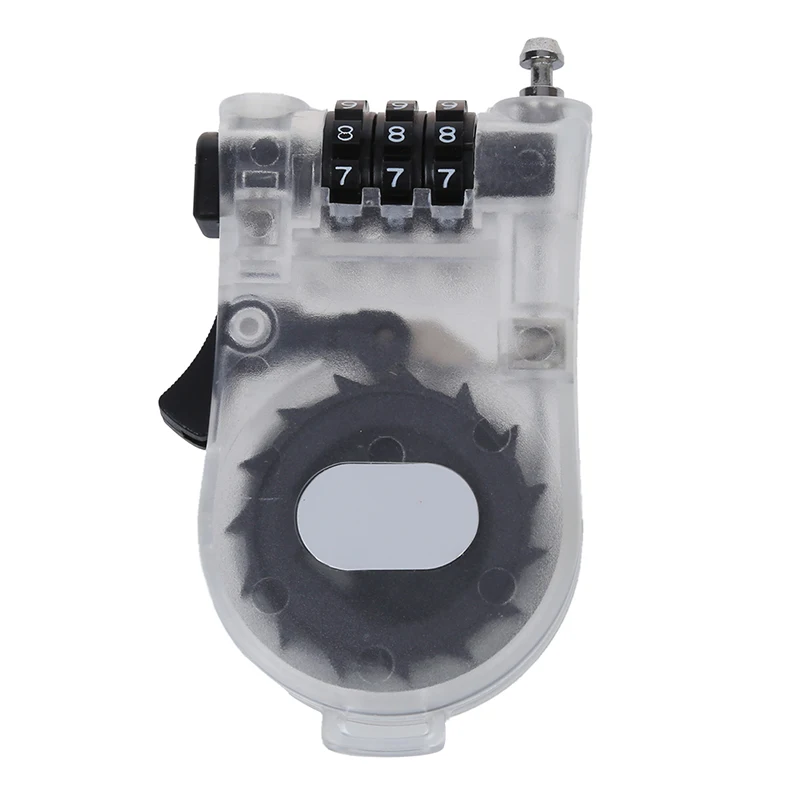 

BMX Bike Bicycle Cycle Cable Combination Lock Helmet Luggage Safety White