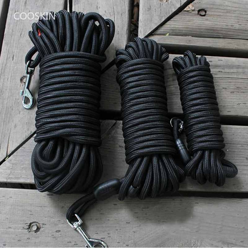 

Dog Leash Nylon Long Tracking Round Rope Outdoor Walking Training Pet Lead Leashes For Small Medium Large Dogs 5M/10M/15M