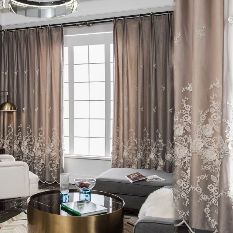 

2022 современные легкие Роскошные двойные занавески для черного, золотого, розового цвета, рельефные затеняющие занавески s для гостиной, спа...