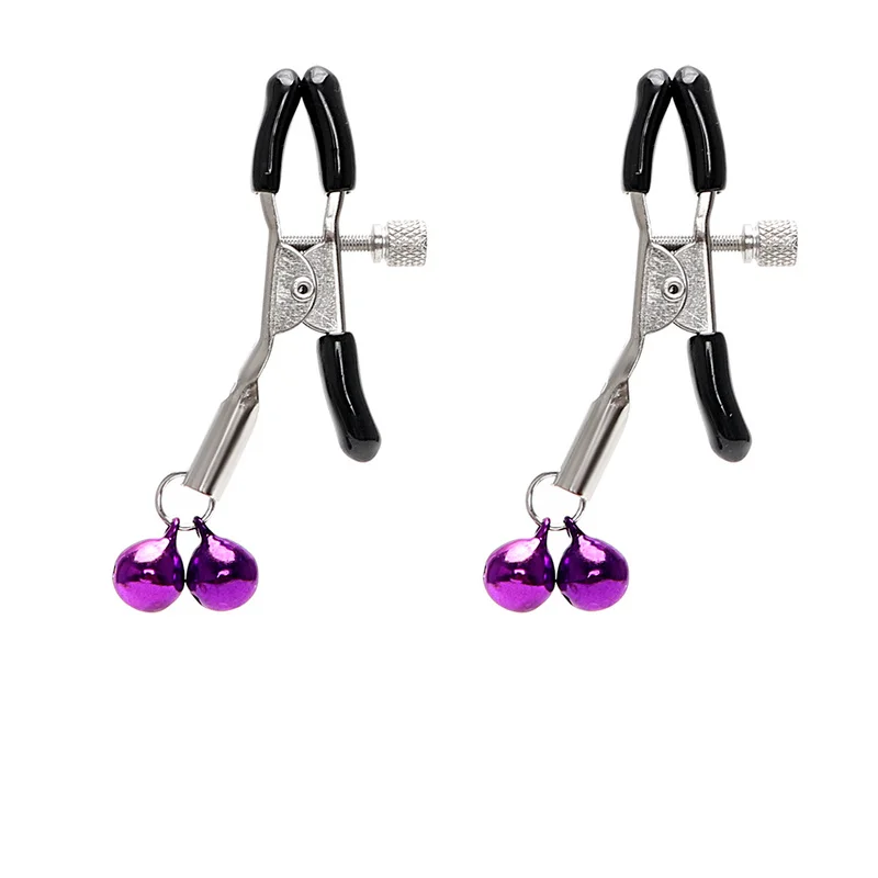 1 пара зажимов для груди с колокольчиками зажимы сосков Секс игрушки пар