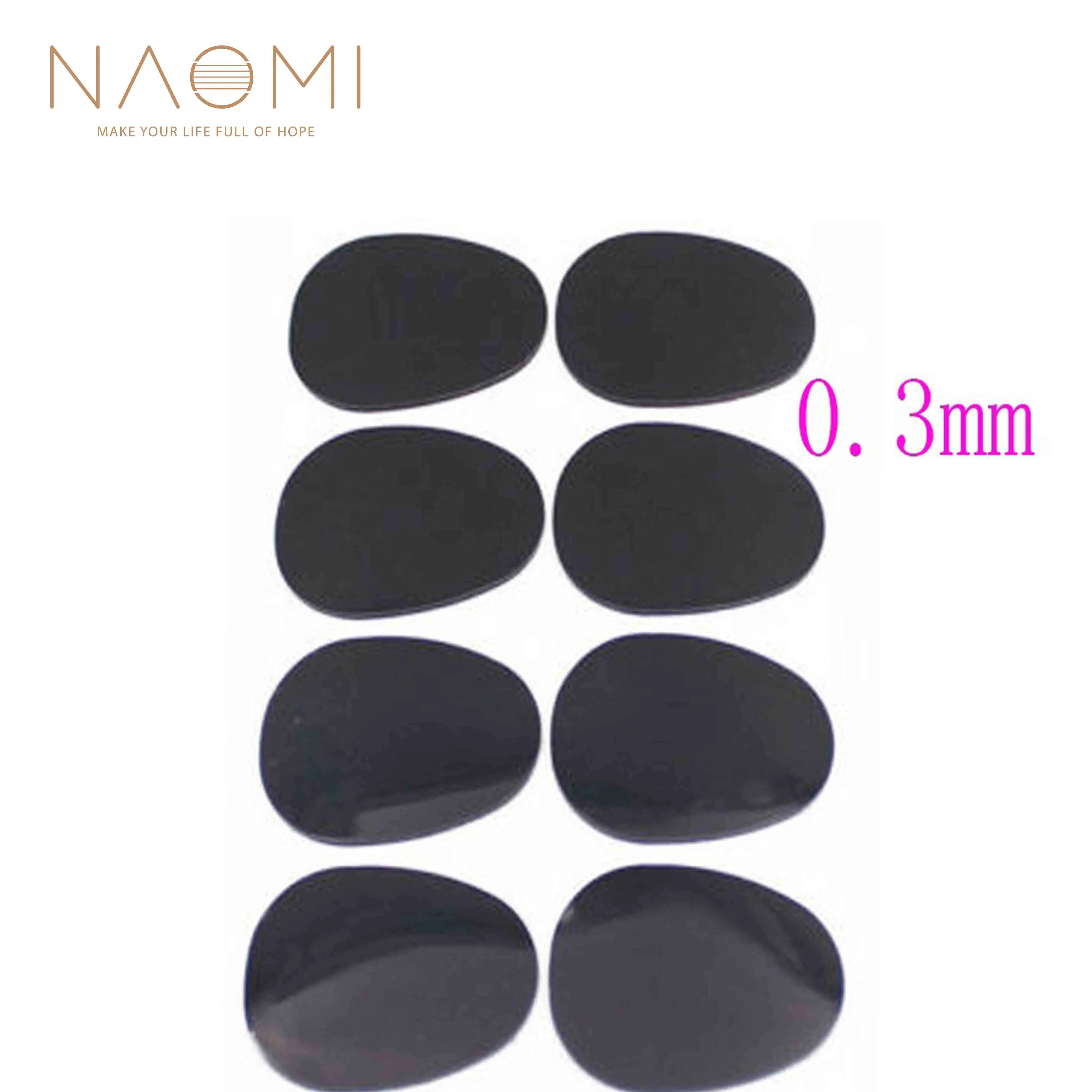 

NAOMI 8 Pcs 0.3mm Black Alto Saxophone Sax Mouthpiece Patches Pads For Alto Saxophone