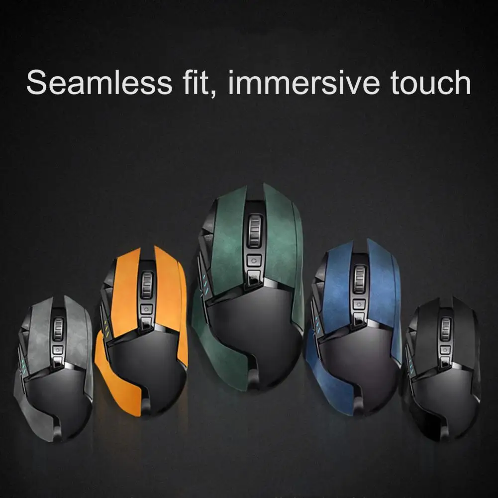 

Portable 1 Set Practical Ultra-thin Mouse Grip Tape Stable Mouse Anti-slip Sticker Skin-friendly