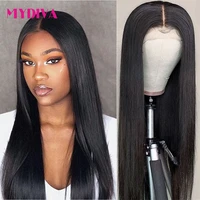 30inch staight lace front human hair wig 13x4 lace front pre plucked with baby hair remy lace frontal wigs for black women 150