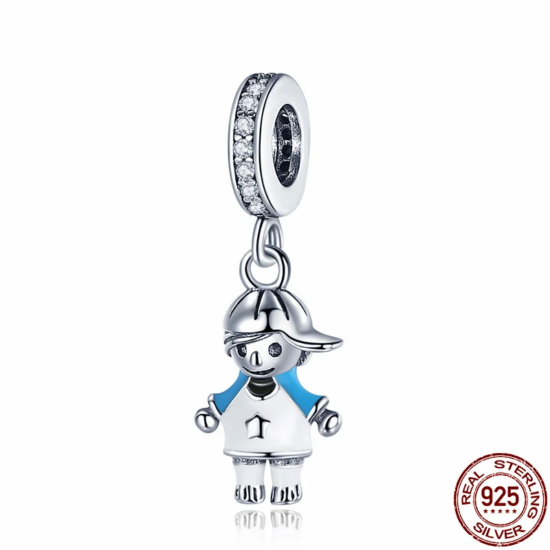 PANDACH новинка 100% серебро 925 пробы подвеска для пары маленькой девочки и фото