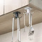 Кухонный поворотный настенный крючок, кухонная посуда, крючок для хранения, вешалка для ложек, стеллаж для хранения, аксессуары, органайзер для шкафа