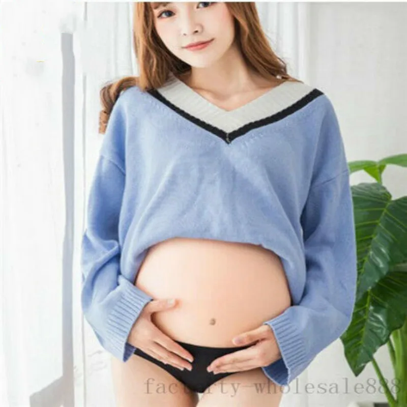 2020 силиконовый желе поддельный беременный живот искусственный ребенок Bump живота