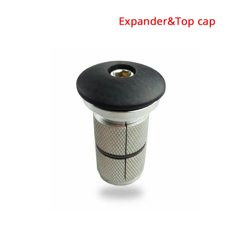 Expander Top Cap Подвесная вилка BOLANY MTB 26*4," Воздушный амортизатор 1-1/8" Пляжный Снежный велосипед 120 мм TravCel 9 мм QR 1-1/8 безрезьная вилка для горного жира - Цвет: Expander Top Cap