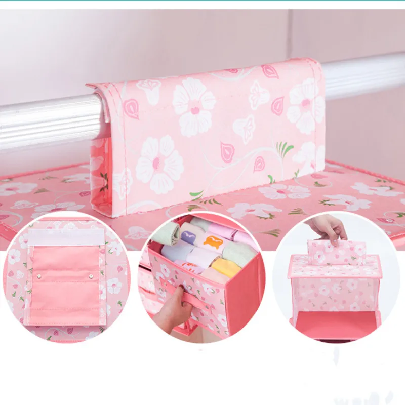 Складная тканевая многослойная висячая сумка для хранения шкаф с выдвижным