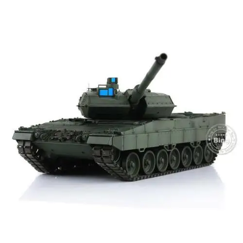 Leopard2A6 rc Танк 3889 Ver2 полностью металлический шасси 1/16 по индивидуальному заказу темно-зеленый TH00946