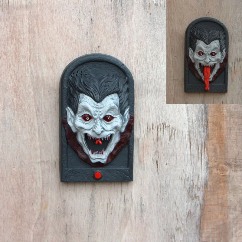 2 шт. Хэллоуин дом с привидениями Танцы реквизит жутким черепом ведьма дверной