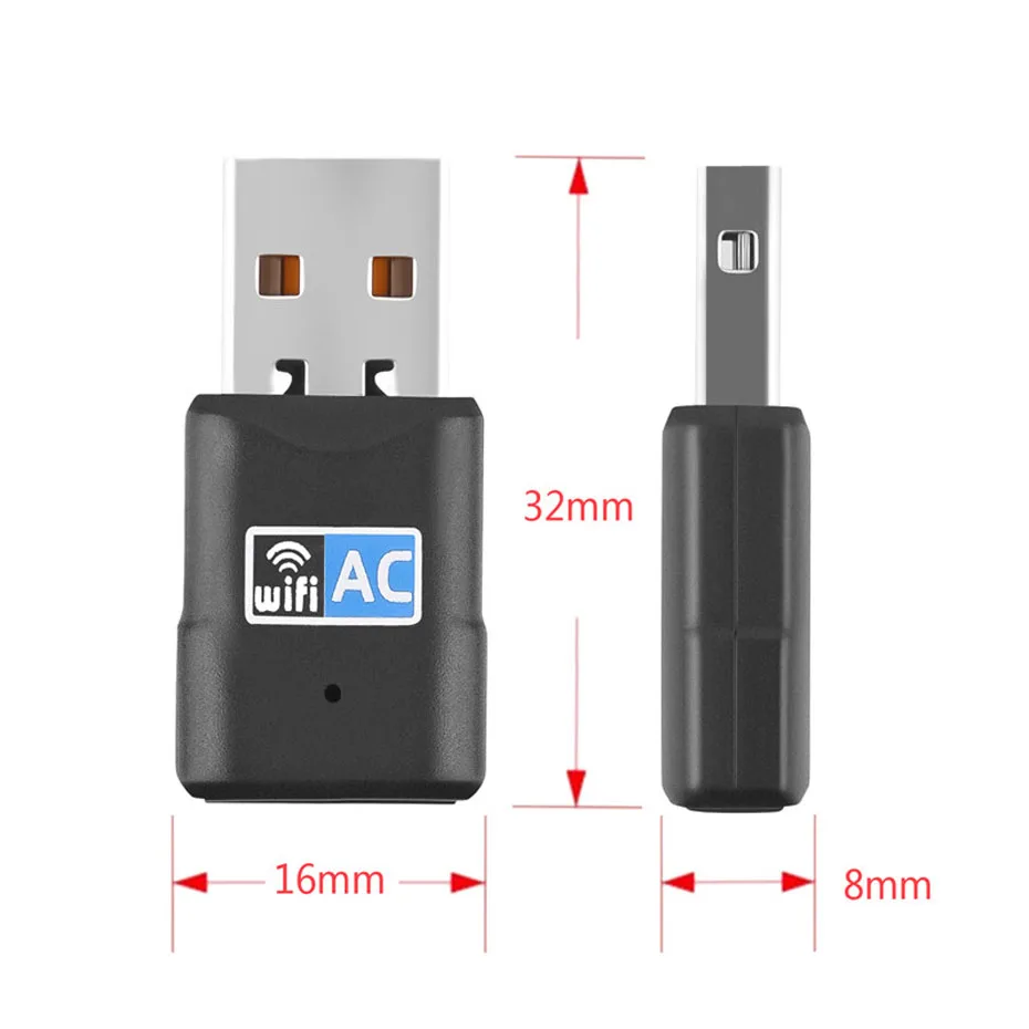 Адаптер Wi-Fi AC600M USB RTL8811CU 5 8 ГГц 2 4 Мбит/с 600 | Компьютеры и офис