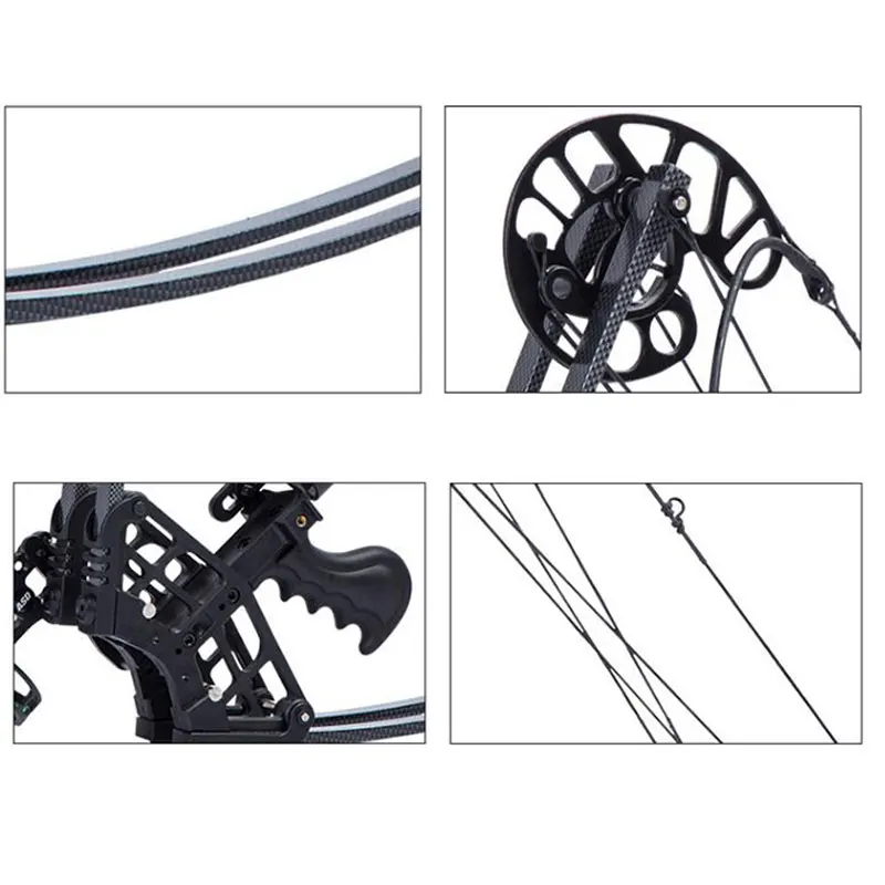 

45lbs Archery Compound Bow Triangle Bow Car Hunting IBO 270FPS Left Right Hand General Purpose Outdoor Shooting bow and arrows