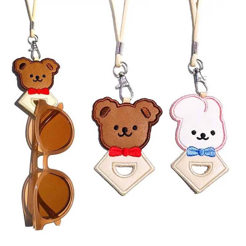 Bentoy Milkjoy Korea Japan Fashion Rabbit Bear Glasses Hook Up Hanging Neck Cartoon Beauty Travel Sunglasses Bags Accessories | Багаж и