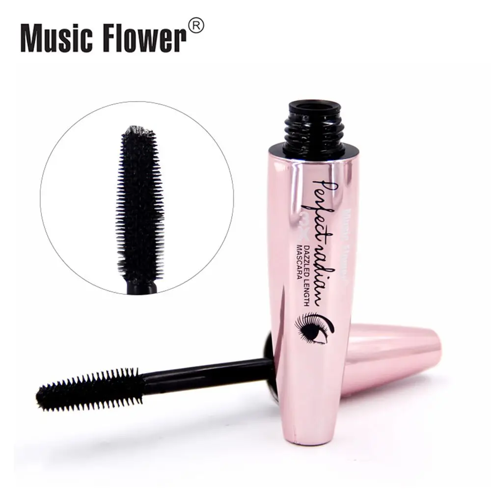 Музыка цветок тушь для ресниц 4d создающая ресницам объемный с шелковым волокном