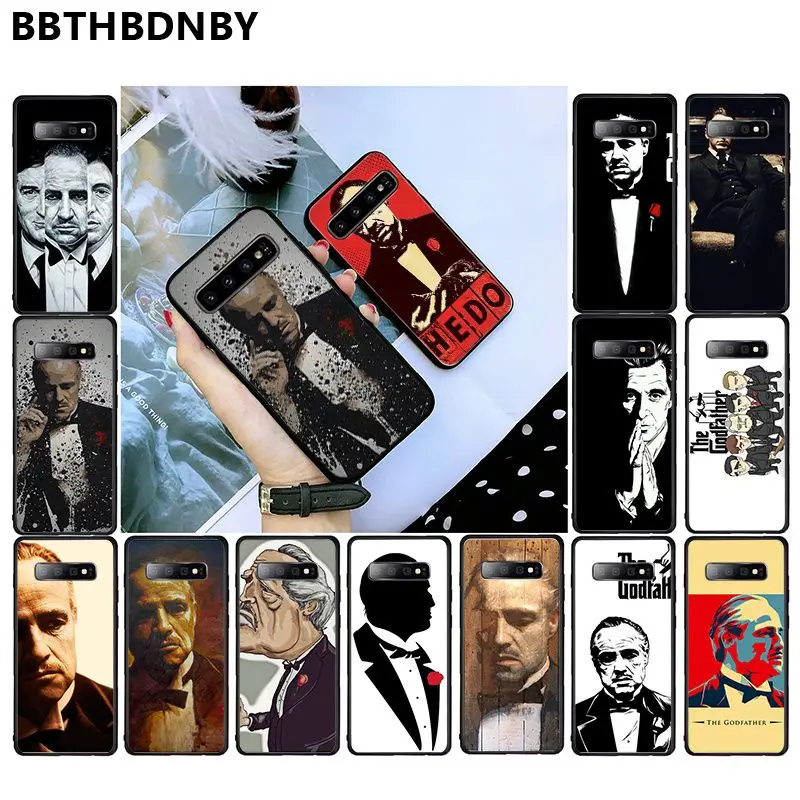 Чехол для телефона The Godfather Marlon Brando мягкий черный чехол samsung S10 S9 plus S6 edge S7edge S8plus