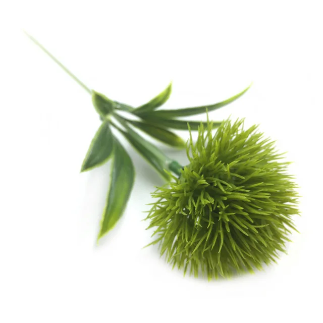 Green 3 шт./лот, искусственные цветы, Одуванчик, пластиковый цветок, свадебное украшение для дома, День Святого Валентина, Декор, искусственный букет цветов - Цвет: Green