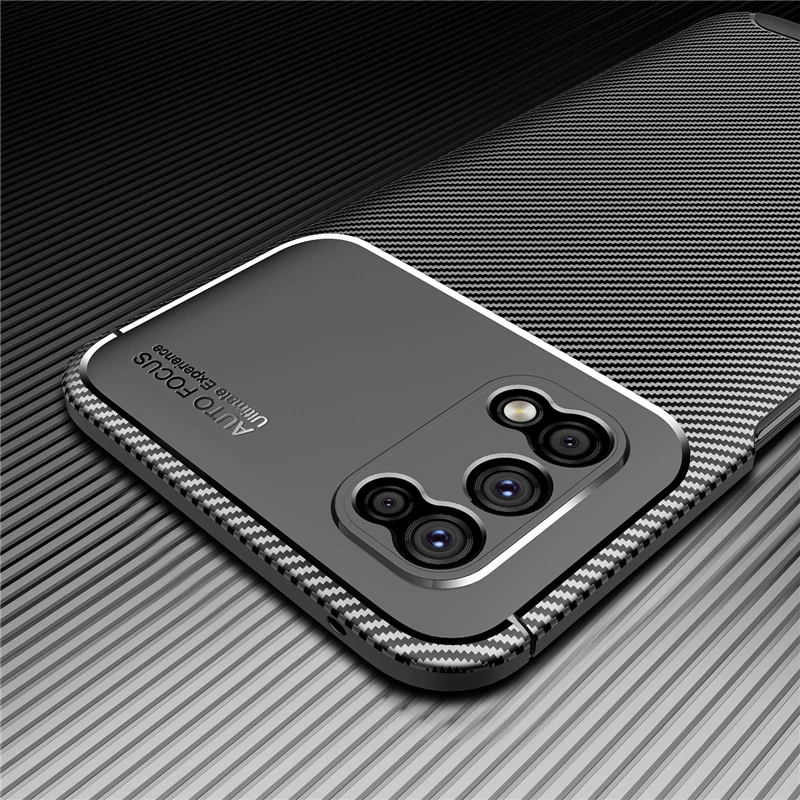 for oppo realme 7 5g case bumper silicone carbon fiber shockproof back cover for oppo realme 8i 8 7 5g case for oppo realme 7 5g free global shipping