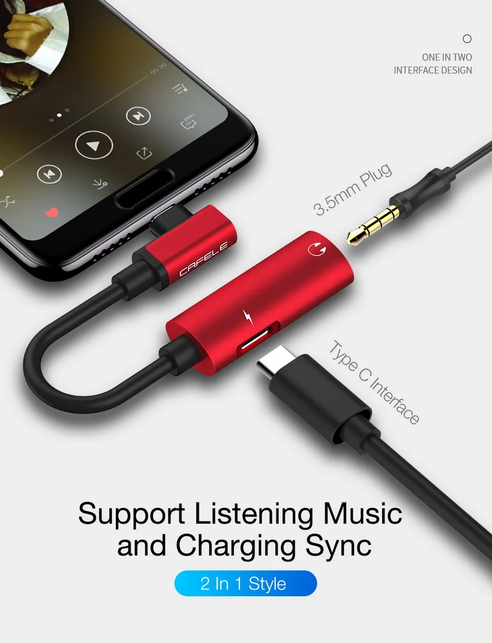 USB C до 3,5 мм аудио адаптер для наушников от 1 до 2 типа C гарнитуры Синхронизация зарядки телефона Spliter