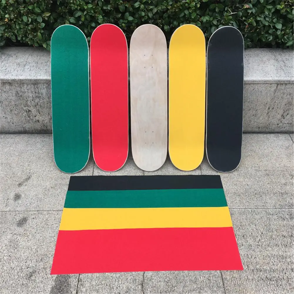 

84*23cm Skateboard 4 Wheel PVC Sandpaper Griptape Wear-Resistant Thickening Large Deck Sandpaper Griptape For Skateboarding