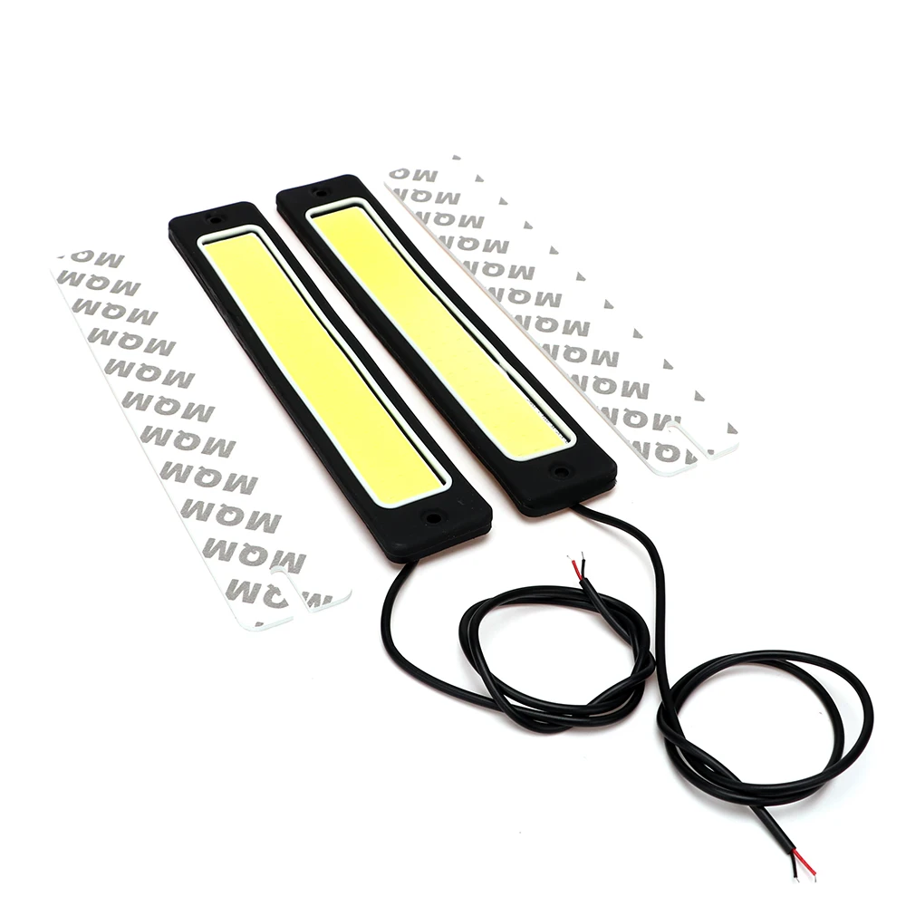 LEEPEE 2 шт. дневные ходовые огни светильник светодиодный тумана гибкие COB фонарь