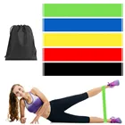 Эластичные резиновые ленты, пояс для бедра, фитнес-резинка, тренажер для талии, домашний тренажер, мини-лента для йоги, растягивающиеся ремни для пилатеса, спорта