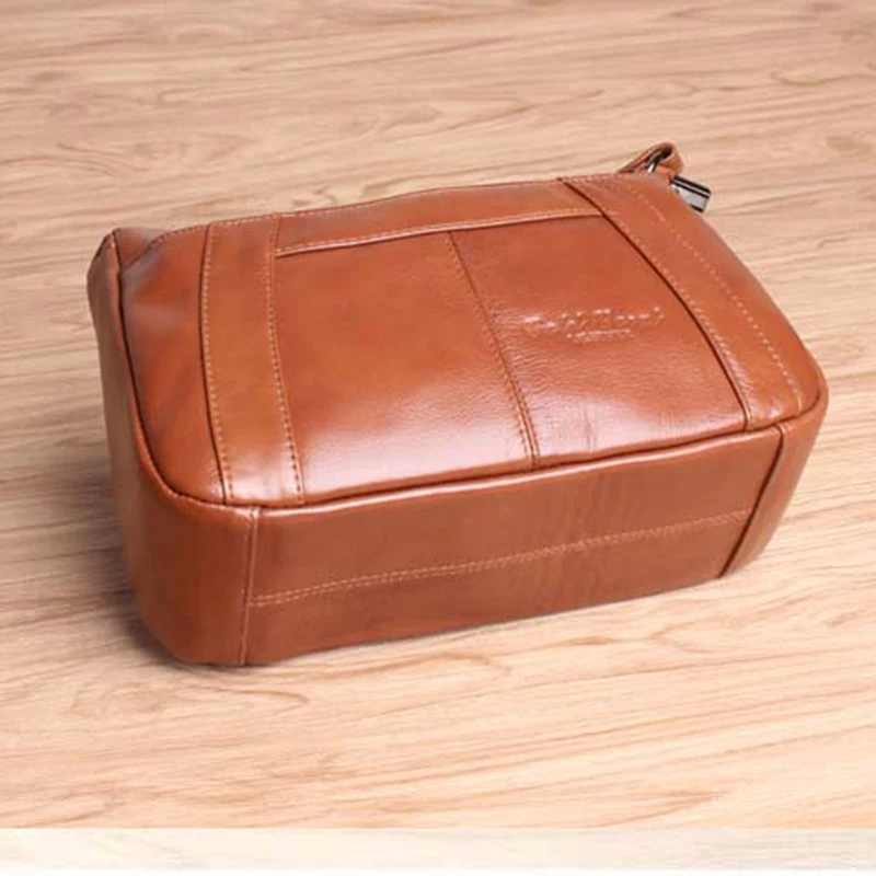 Сумка-мессенджер женская из натуральной кожи повседневный саквояж на плечо для