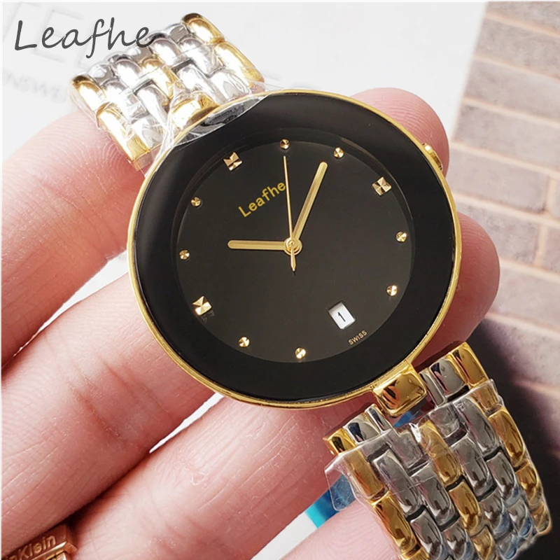 

Часы наручные мужские/женские из нержавеющей стали, модные брендовые кварцевые с бабочкой, с ремешком из нержавеющей стали, черные