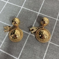 copper triumphal arch stellar earring stud gold color shape of the button fashion jewelry for women gift
