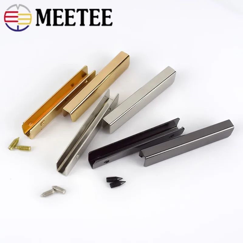 Meetee 5 см сумка Угловые винты зажим края протектор металлические пряжки кошелек